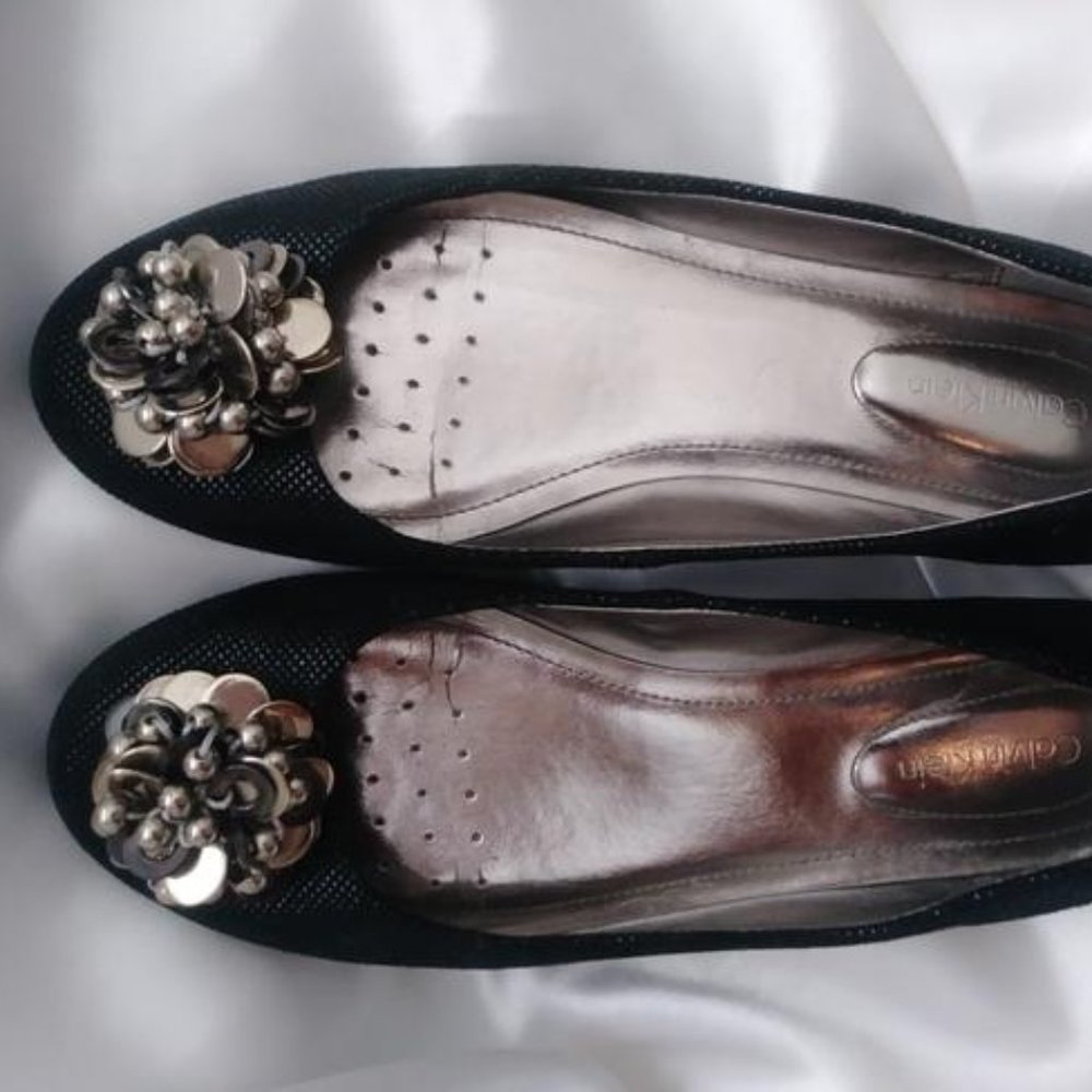 Clavin Klein Black Flats